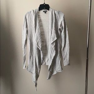 Blue/gray cardigan sweater